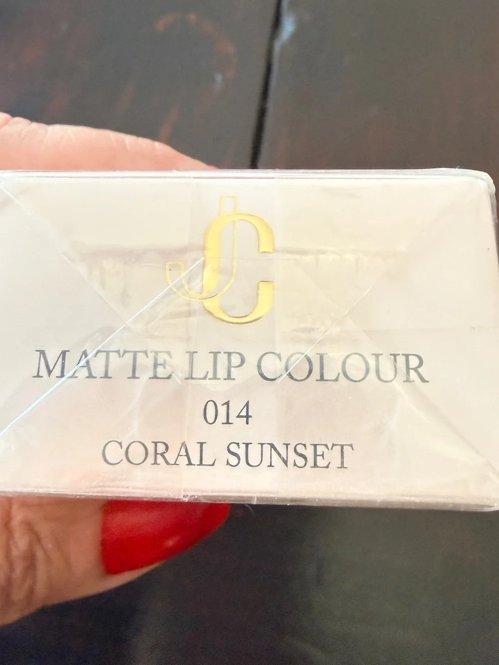 Jimmy Choo Seduction Collection JC Matte Colour in shade 014 Coral NIB MSRP $65